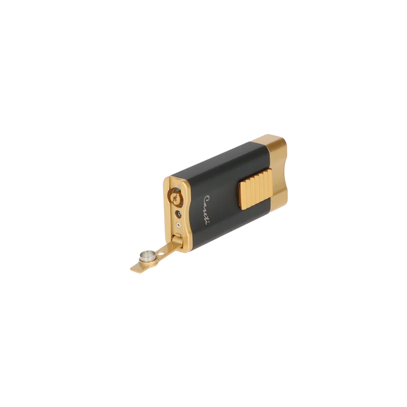 Caseti Feuerzeug Wide Flat Flame mit Bohrer