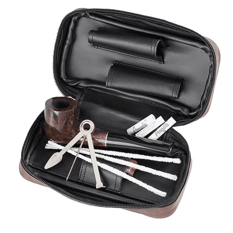 Angelo Pfeifen Einsteiger Set Tasche + Pfeife und Zubehör