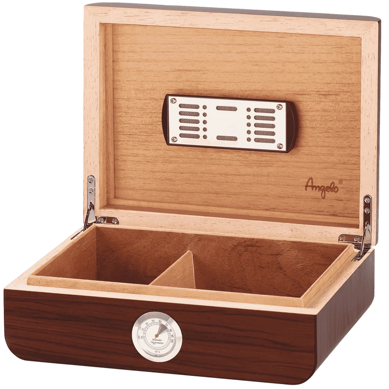 Angelo Humidor braun matt 28x21x9,6cm