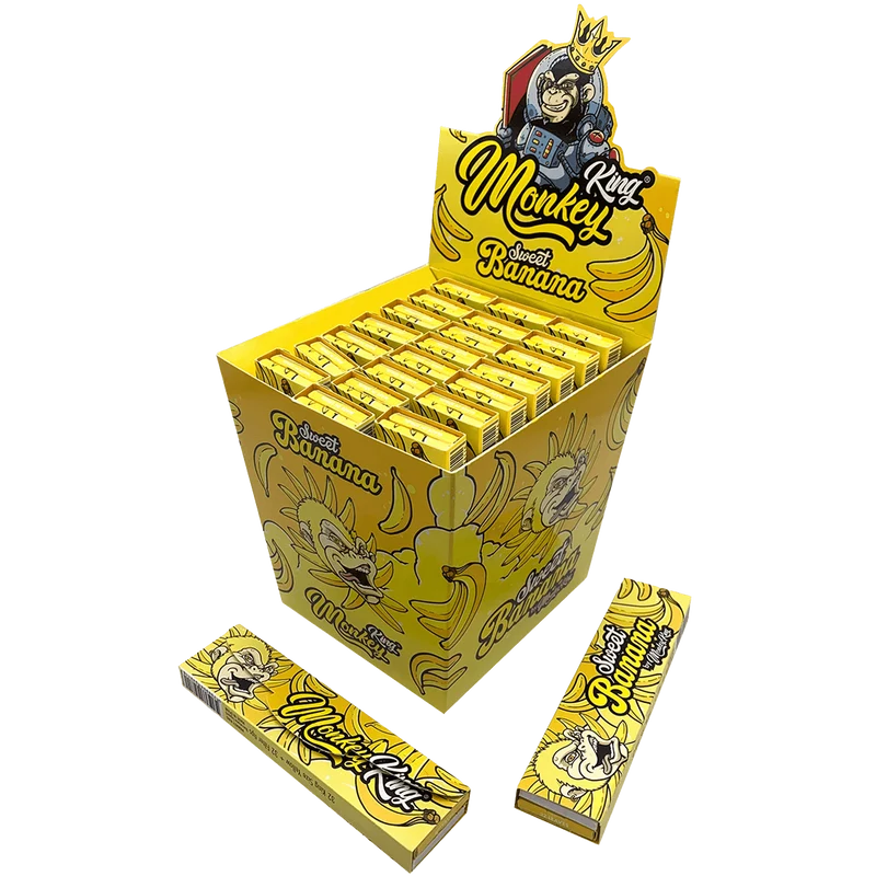 Monkey King KS Slim Smell Pack Banana +Tips 14gr 32 Blatt