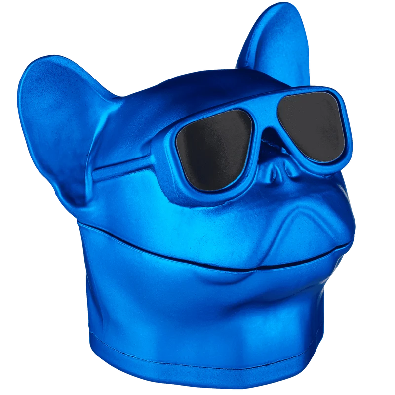 Super Heroes Grinder Hund mit Brille