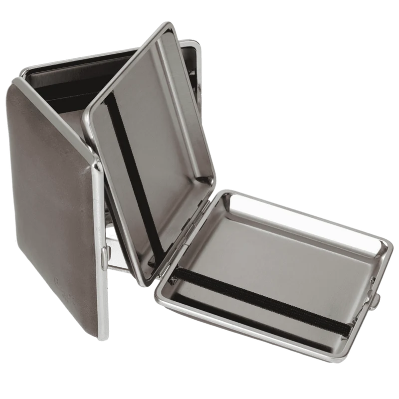 Caseti Zigaretten Etui Leder, 20er, Gummi