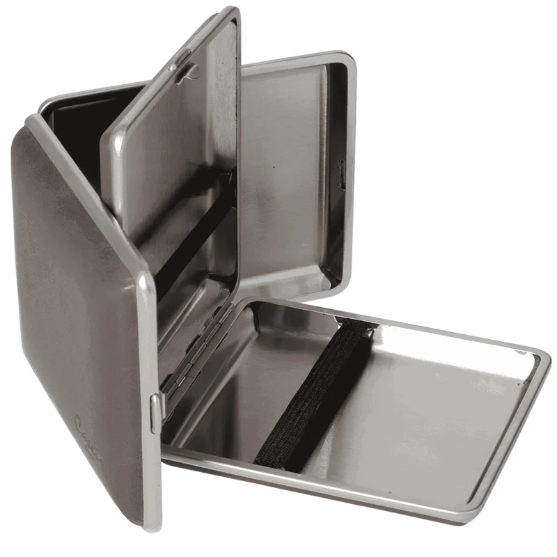 Caseti Zigaretten Etui Leder, 18er, Gummi