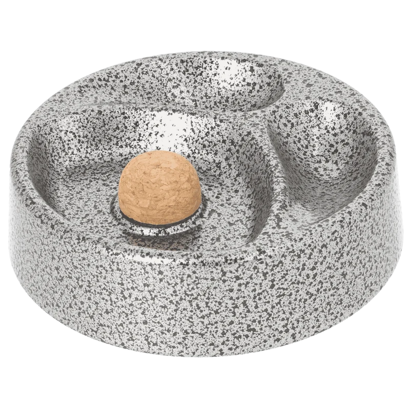 Angelo Pfeifenaschenbecher Metall, 2 Ablagen, Ø 16cm