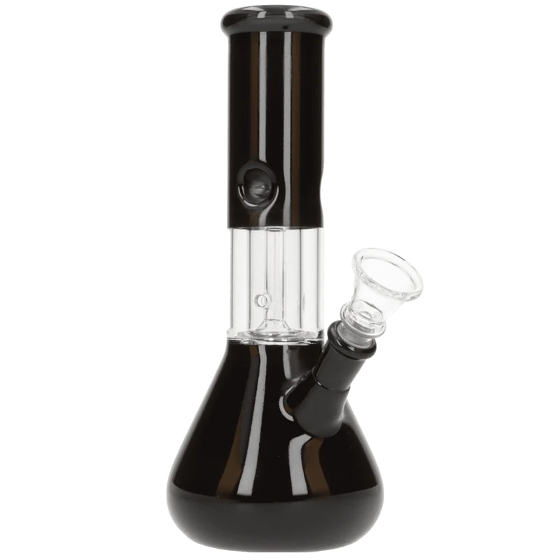 Glasbong Ice+Percolator konisch schwarz, 22cm