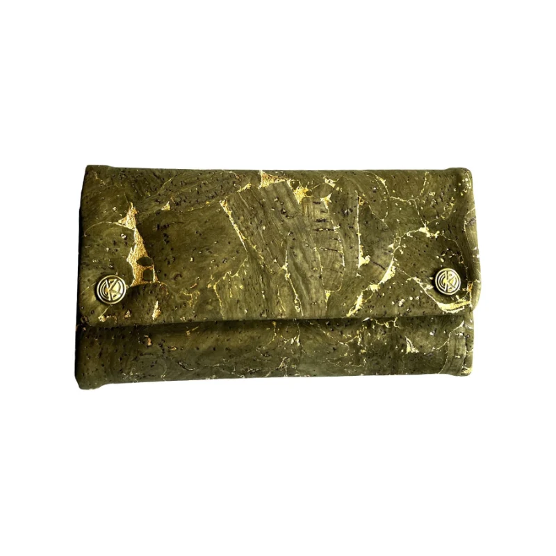 Original Kavatza Tabaktasche Kork «Golden Olive Deluxe»