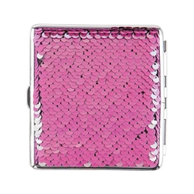 Angelo Zigarettenetui Pailletten Pink