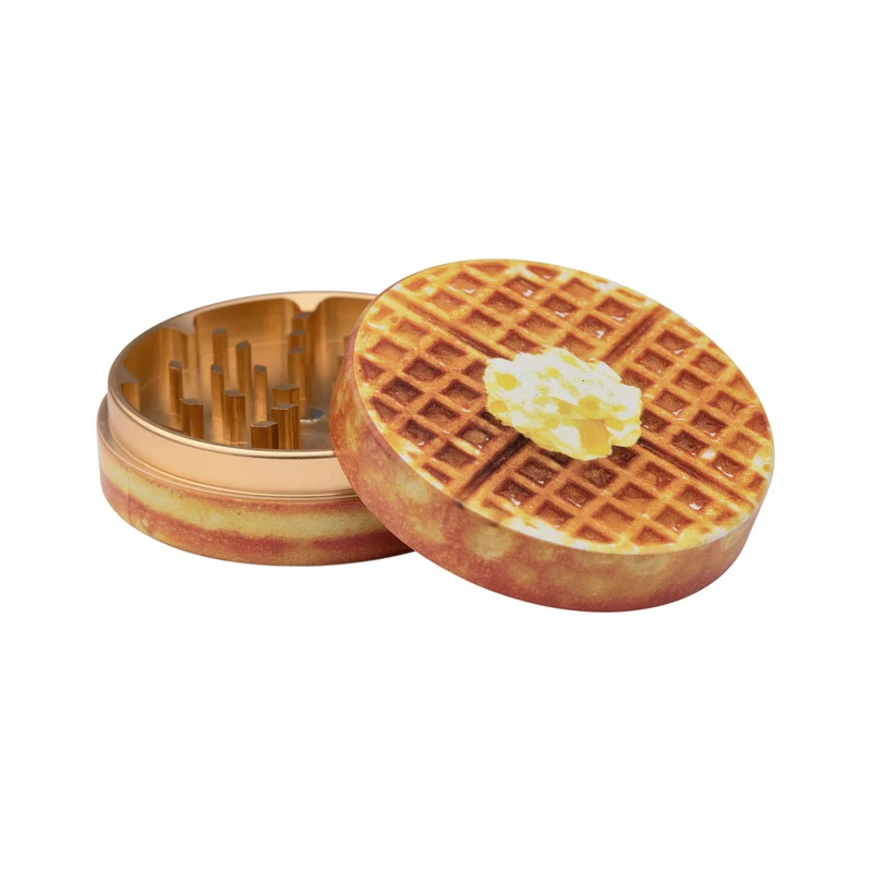 Dine-In Grinder «Waffle» 2-teilig 63 mm – V Syndicate