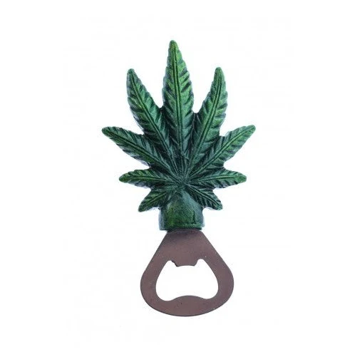 Green Leaf Flaschenöffner im Hanfblatt-Design