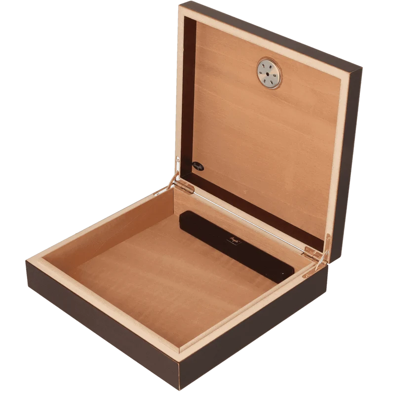 Angelo Humidor rotbraun - 22,8 x 21,8 x 5,8 cm