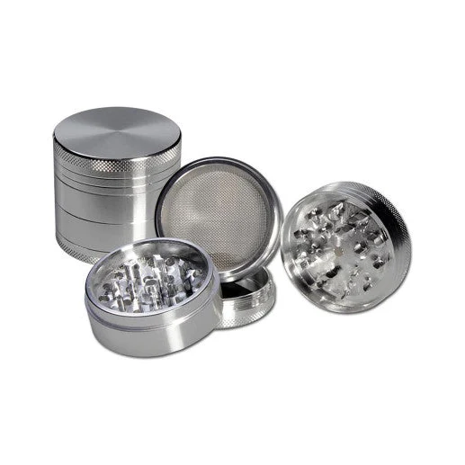 Alu Grinder 4-teilig 50 mm konkav anodisiert – Blackleaf