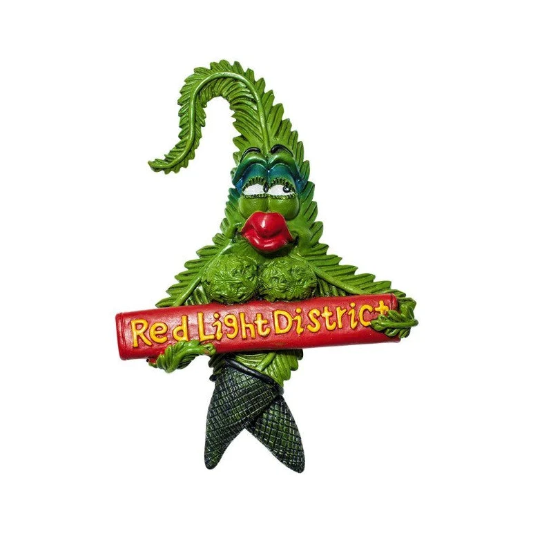 Cannabuds Magnet «Red Light District» – Kühlschrankmagnet