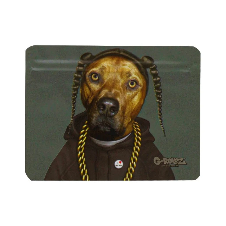 G-Rollz Pets Rock Bag «Rap» – Zip-Beutel 10.5 × 8 cm