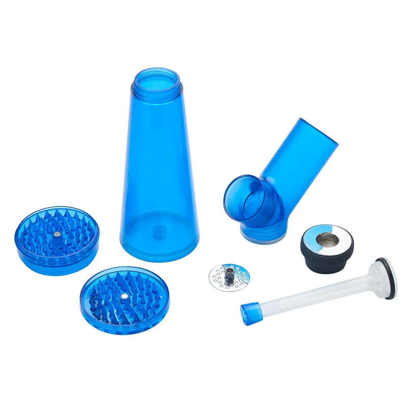 Champ High Bong & Grinder Set – Glas, 24 cm