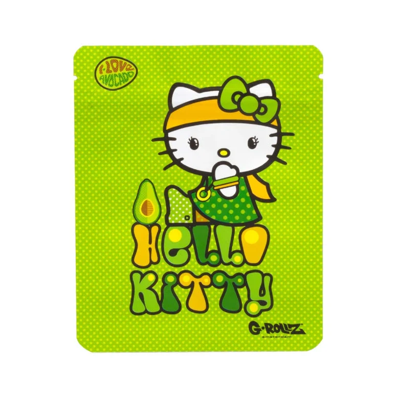 G-Rollz Hello Kitty Bag «Avocado» – Zip-Beutel 10 × 12.5 cm
