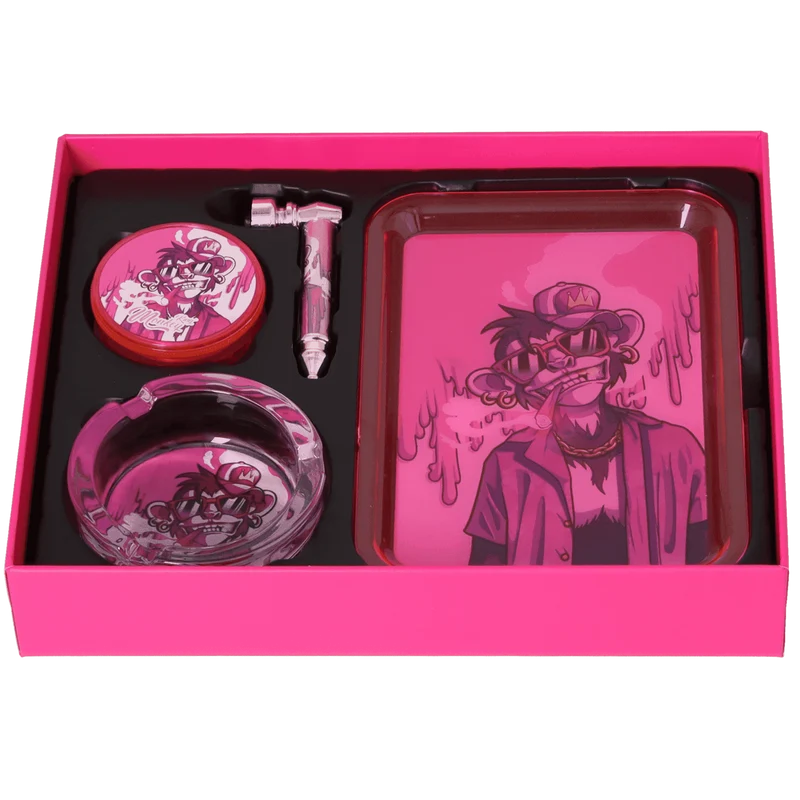 Monkey King Set 4tlg, Pink