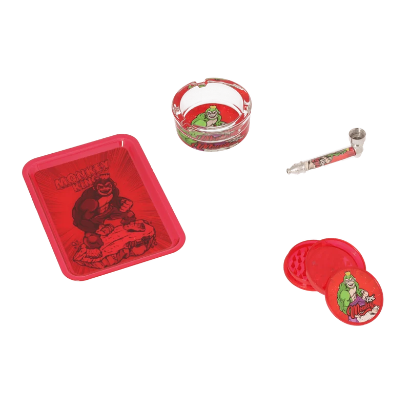 Monkey King Set 4tlg, rot