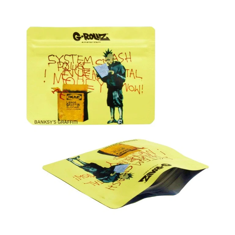 G-Rollz Banksy Bag «Ikea Punk» – Zip-Beutel 10.5 × 8 cm