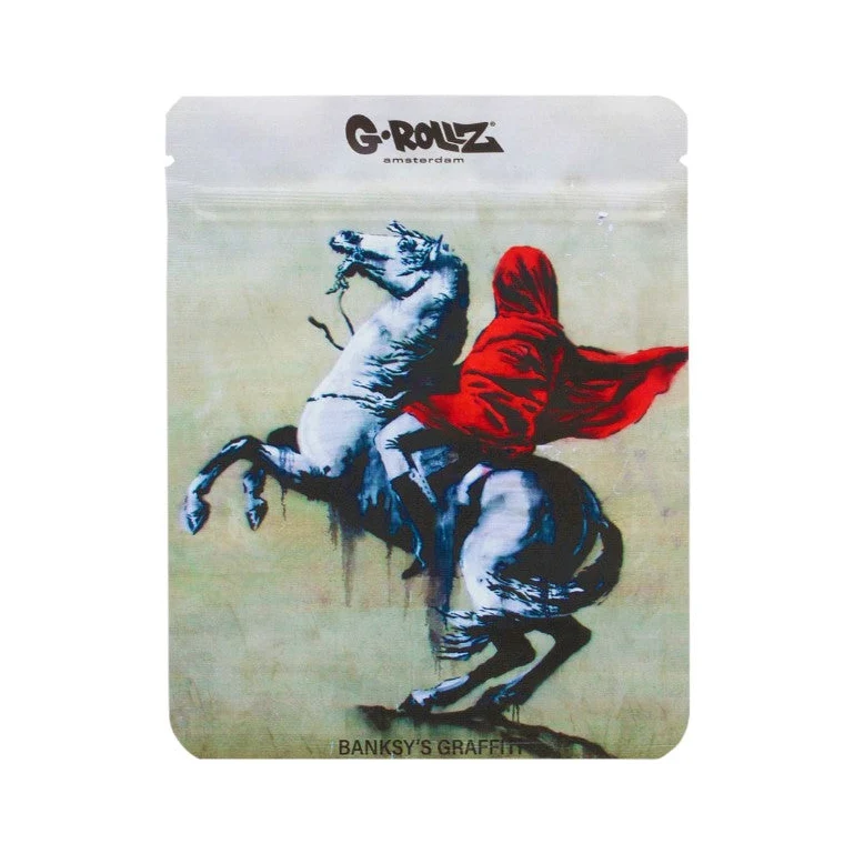 G-Rollz Banksy Bag «Blind Bonaparte» – Zip-Beutel 10 × 12.5 cm