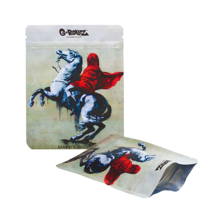 G-Rollz Banksy Bag «Blind Bonaparte» – Zip-Beutel 10 × 12.5 cm