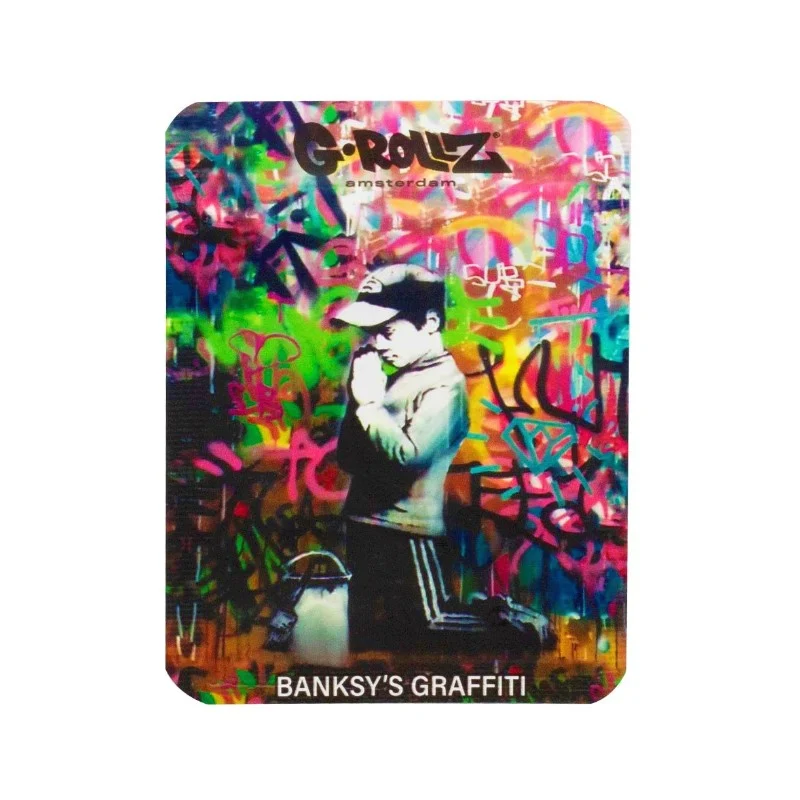 G-Rollz Banksy Bag «Church of Graffiti» – Zip-Beutel 6.5 × 8.5 cm