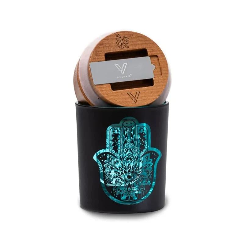 V Syndicate SoleStash Stash-Dose «Hamsa» Türkis – 8.9 cm / 7 g
