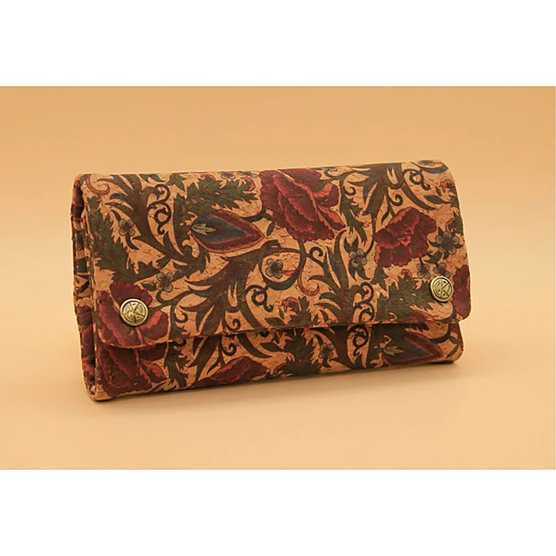 Kavatza Tabaktasche Kork «Barock Flower Deluxe»