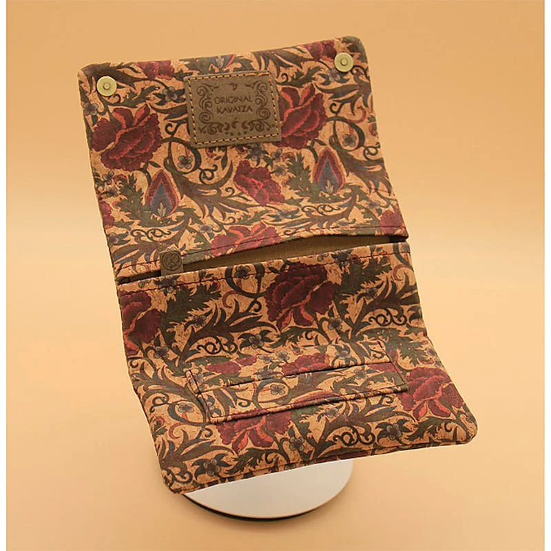 Kavatza Tabaktasche Kork «Barock Flower Deluxe»