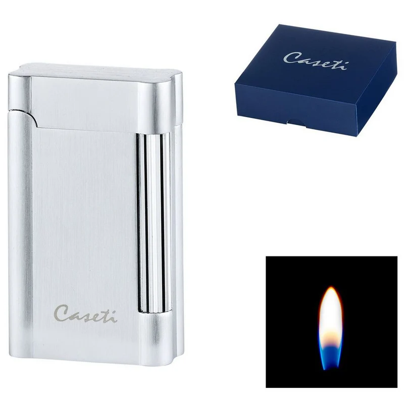 CASETI Flint Cigaret Lighter - Satin Chrome
