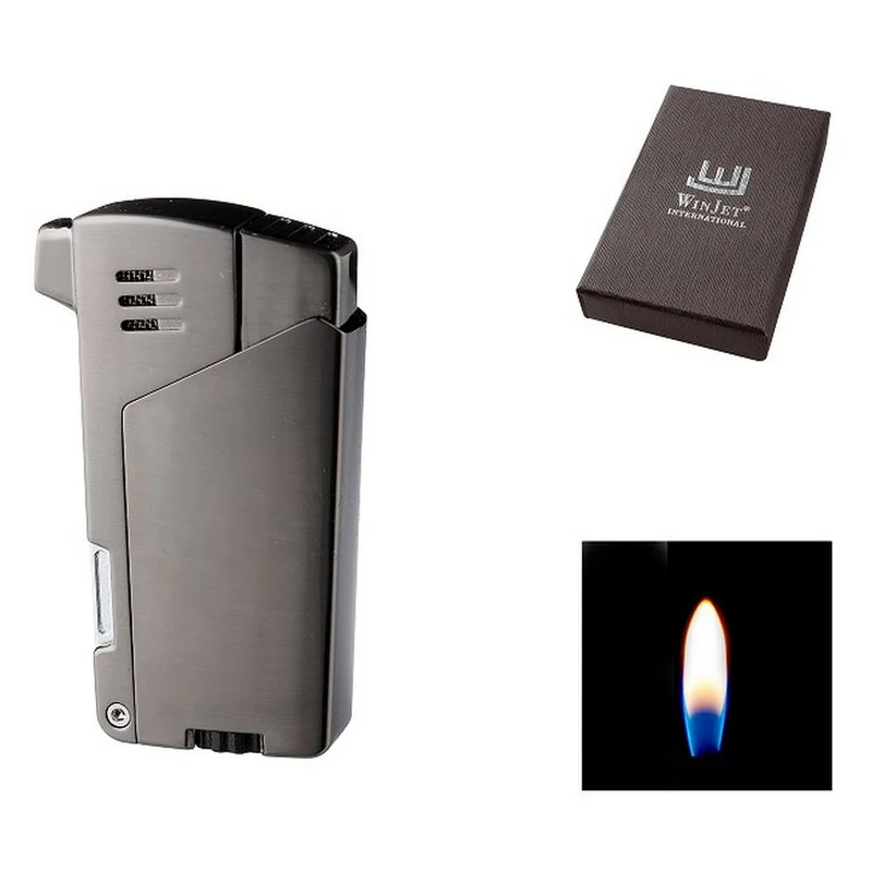Winjet International Pibe Lighter med Bestik - Antracit
