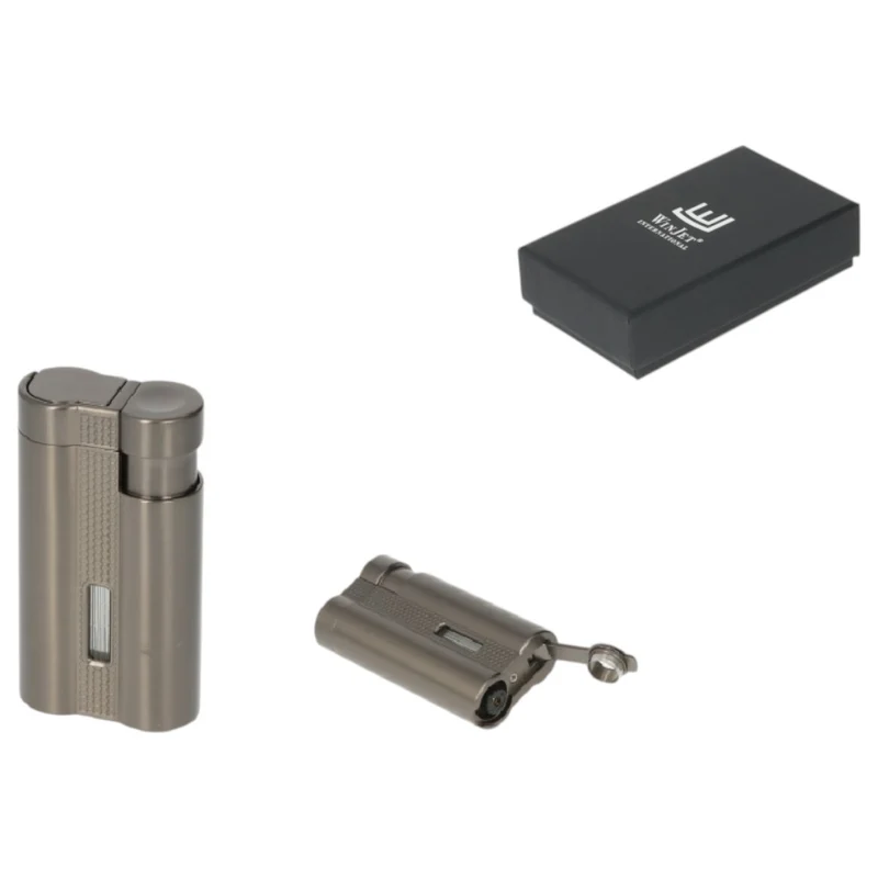 Winjet Carlton 3XJet Cigar Lighter Antracit med Borer