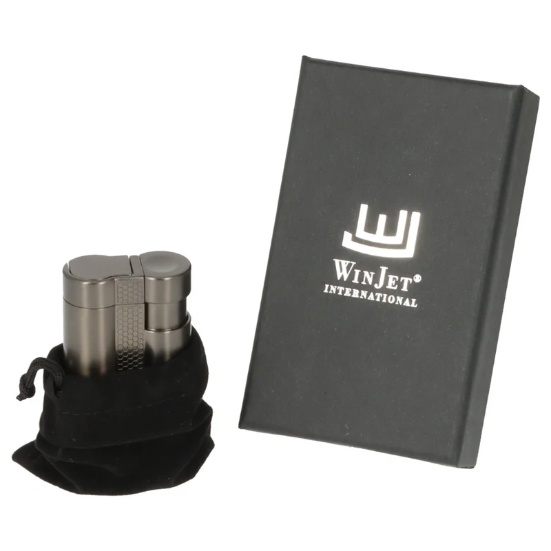 Winjet Carlton 3XJet Cigar Lighter Antracit med Borer