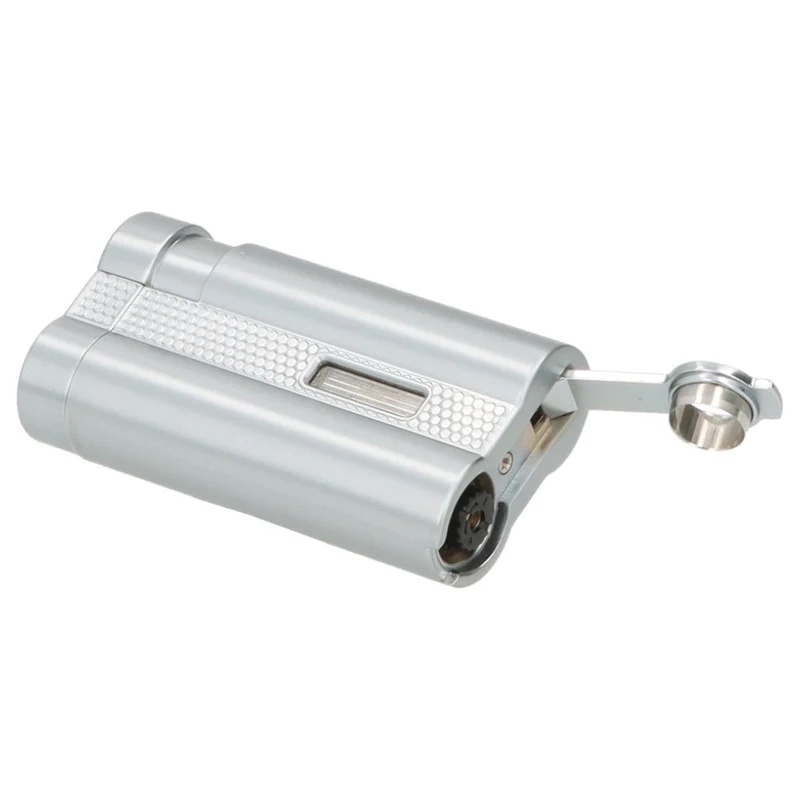 Winjet Carlton 3XJet Cigar Lighter Sølv med Borer