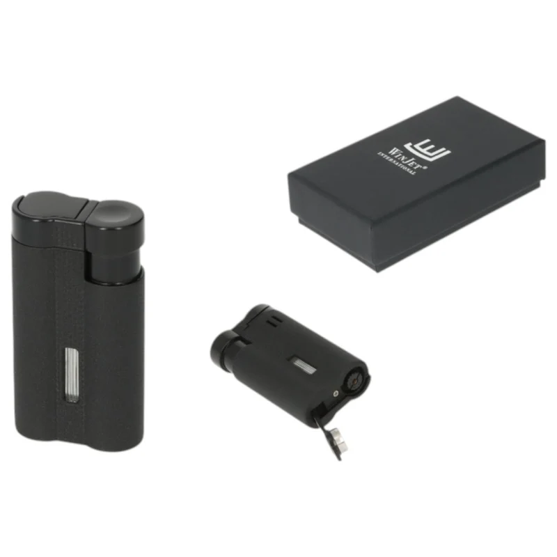 Winjet Carlton 3XJet Cigar Lighter Sort med Borer