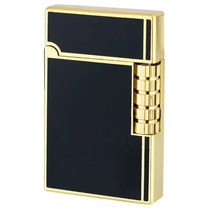 Eurojet Milan Jet Black Gold Sten Lighter