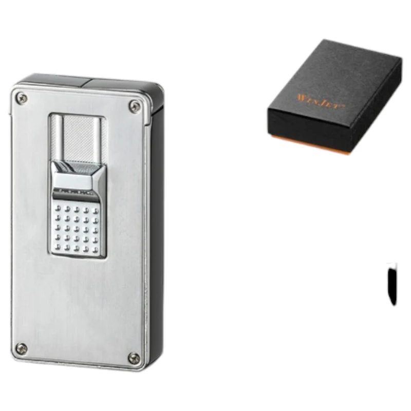 Winjet Grand 2XJet Cigar Lighter Sølv