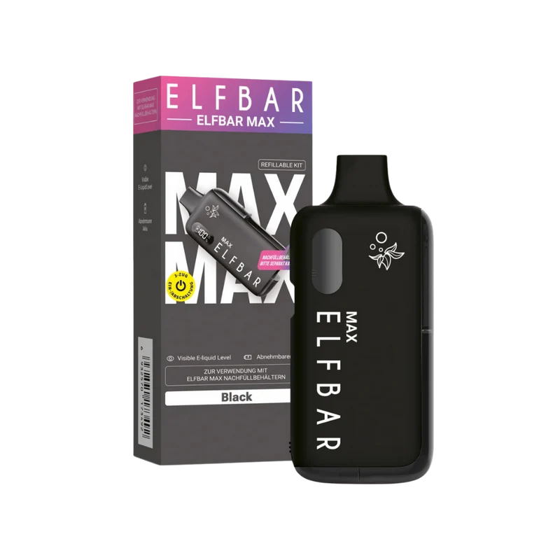 ELFBAR MAX Akku - Schwarz