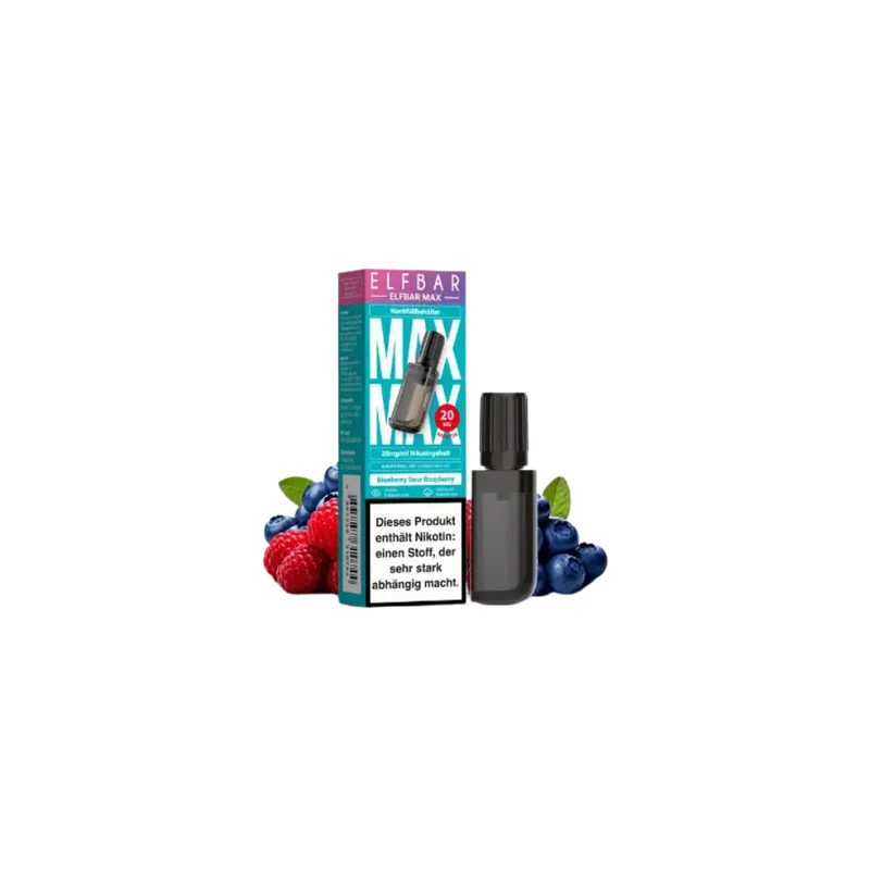 ELFBAR MAX Pod - Blueberry Sour Raspberry