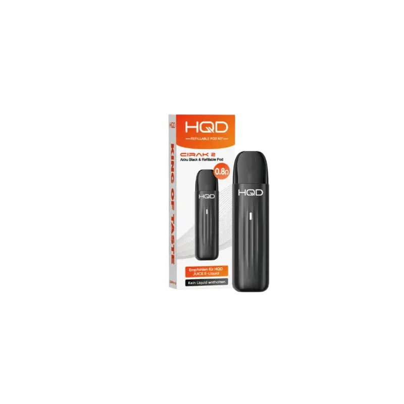 HQD Cirak 2 - Refillable Pod Kit - Akku Black mit Pod