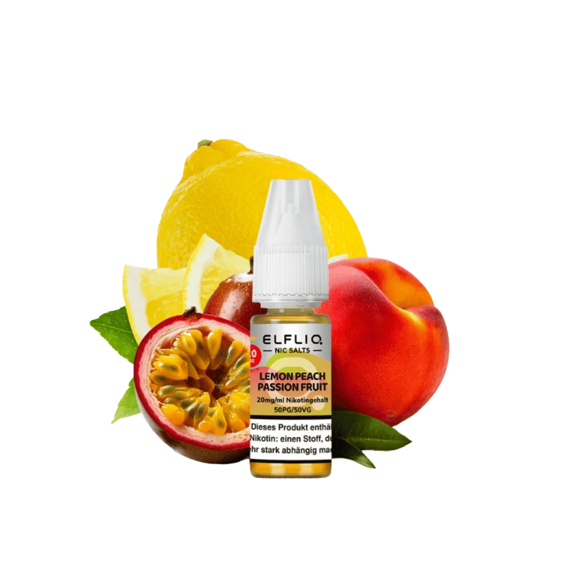 ELFBAR ELFLIQ - Lemon Peach Passion Fruit - (10ml / 20mg)