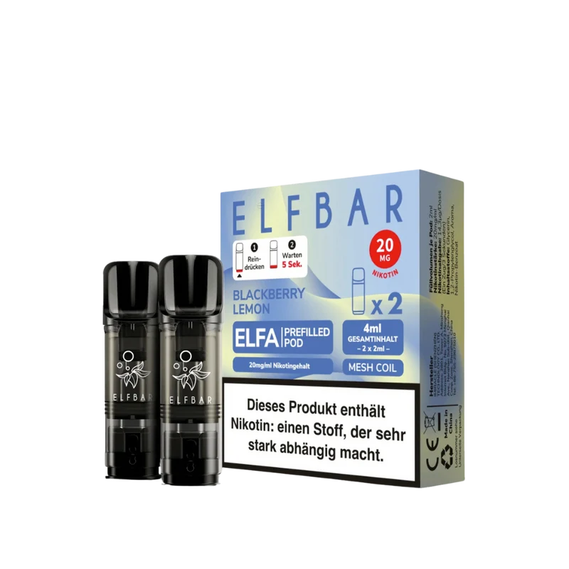 ELFA PODS - Blackberry Lemon