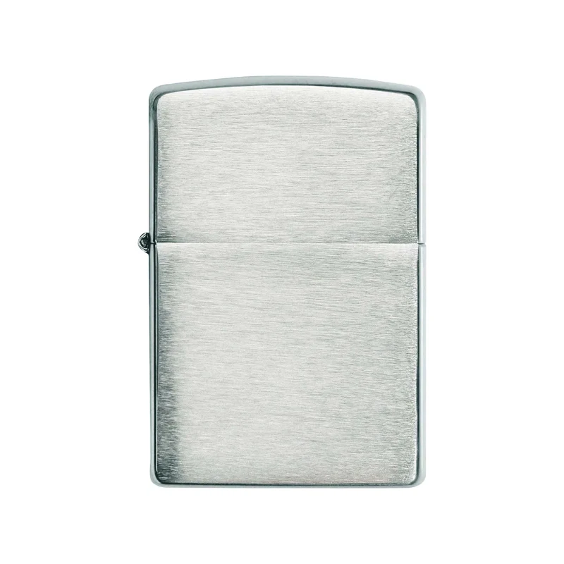 Zippo Feuerzeug Set Chrom gebürstet