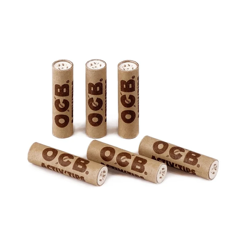 OCB Virgin Unbleached Slim Aktivkohlefilter 7 mm (10 x 50 Stk.)