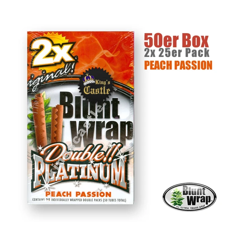 Blunt Wrap Platinum Double – Peach Passion