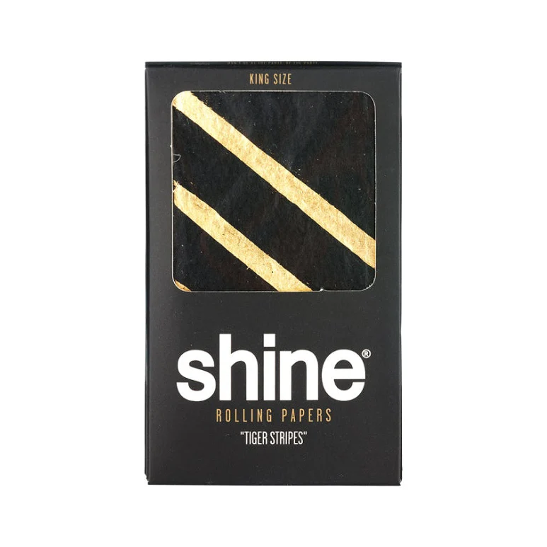 Shine 24K Tiger Stripes King Size – Papers 1 Stück