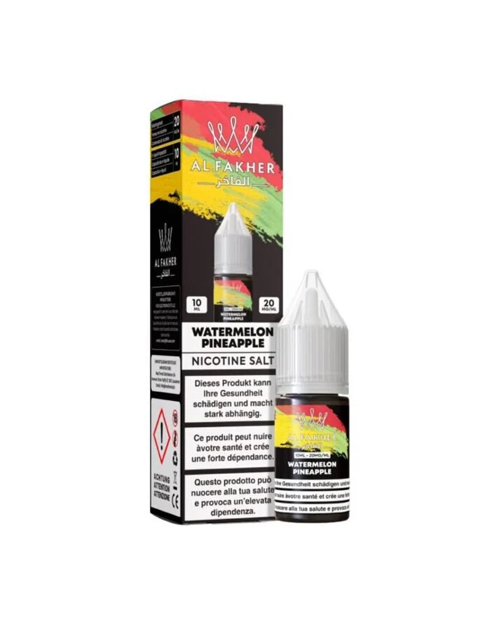 Al Fakher Liquid 10ml 20mg – Watermelon Pineapple