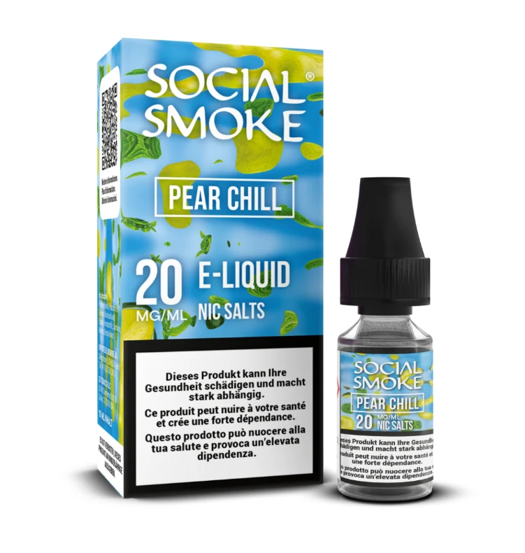 Social Smoke Liquid 10ml 20mg – Pear Chill