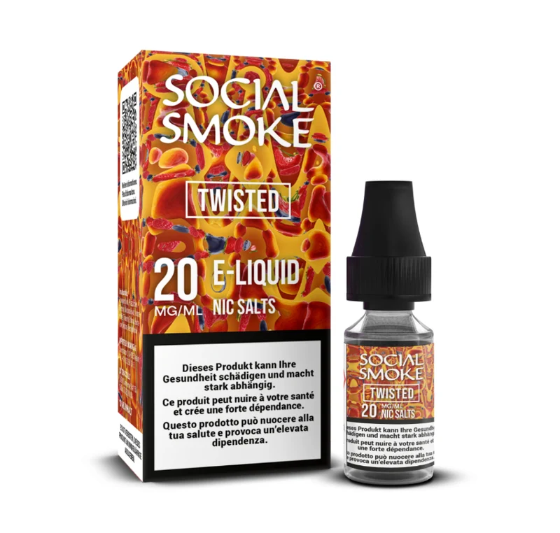 Social Smoke Liquid 10ml 20mg – Twisted