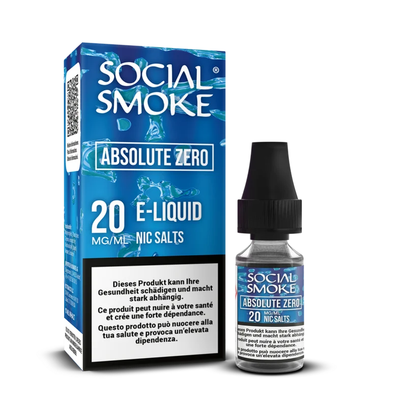 Social Smoke Liquid 10ml 20mg – Absolute Zero
