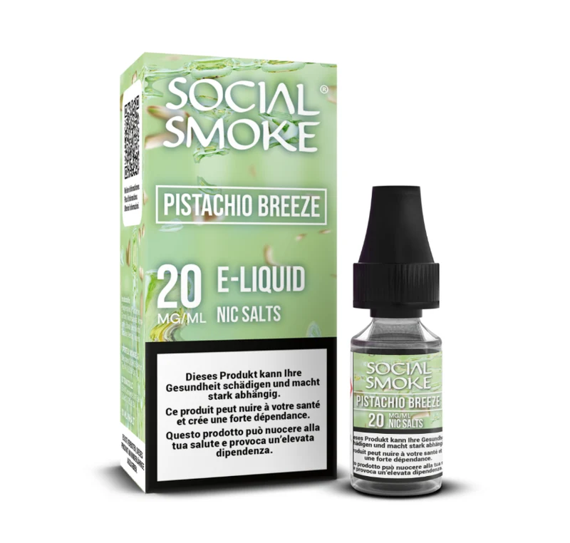Social Smoke Liquid 10ml 20mg – Pistachio Breeze